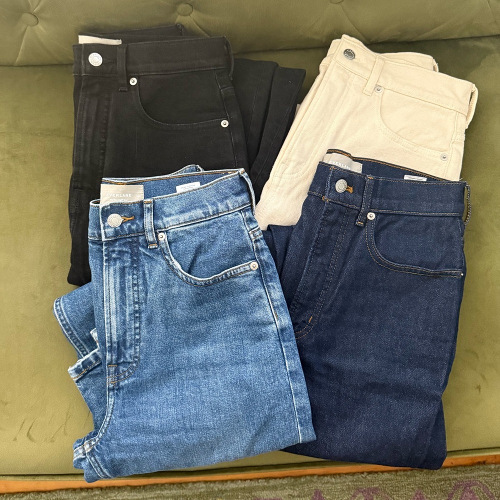 Bundle Lot of 4 Everlane Way High Jean in size 26R